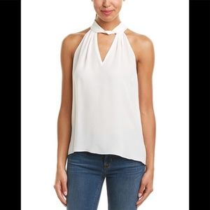 Ramy Brook Trinity White Silk Top Size S